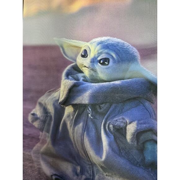 THE MANDALORIAN THE CHILD BABY YODA LENTICULAR ILLUSION PRINT STAR WARS - Picture 4 of 16
